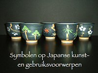 Symbolen op Japanse kunst- en gebruiksvoorwerpen